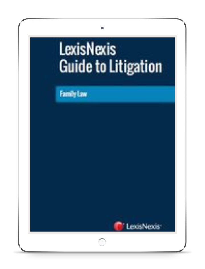 Buy LexisNexis Guide To Litigation (E-book) - Family Law – Law Books ...