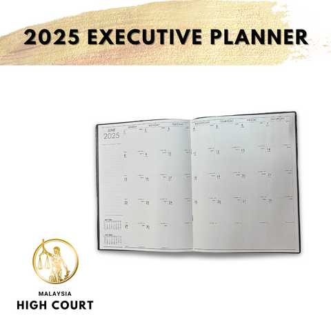 2025 Executive Planner – A4 Size Corporate Calendar and Diary with Yearly and Monthly Planning Columns, Suitable for Desk or Table