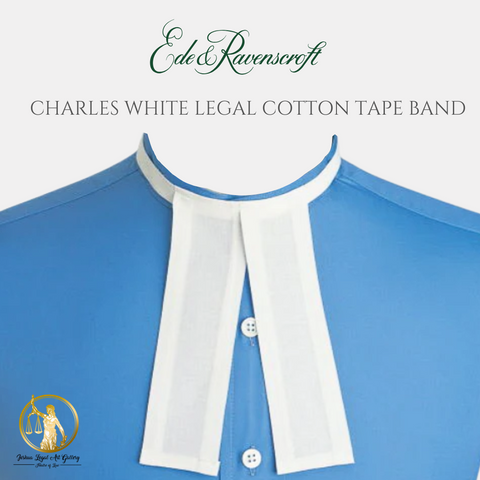 Charles White Legal Cotton Tape Bands | Ede & Ravenscroft