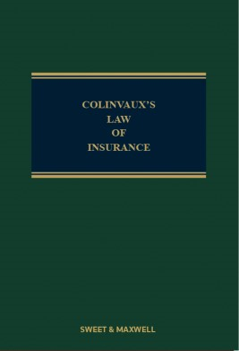 Colinvaux's Law of Insurance 13th ed with 2nd Supplement | 2024*