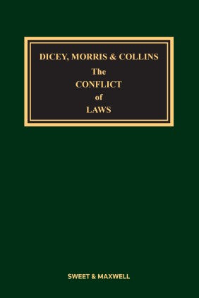 Dicey, Morris & Collins The Conflict of Laws with 1st Supplement, 16th Ed | 2023