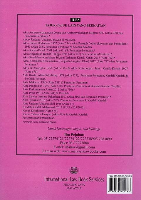 Child Care Centre Act 1984 (Act 308) & Care Centres Act 1993 (Act 506) and Regulations [Hingga 15hb Februari 2024]