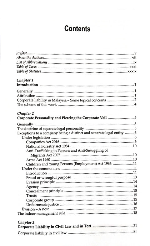 Corporate Liability In Malaysia by Wan Azlan Ahmad, Mohsin Hingun | 2023