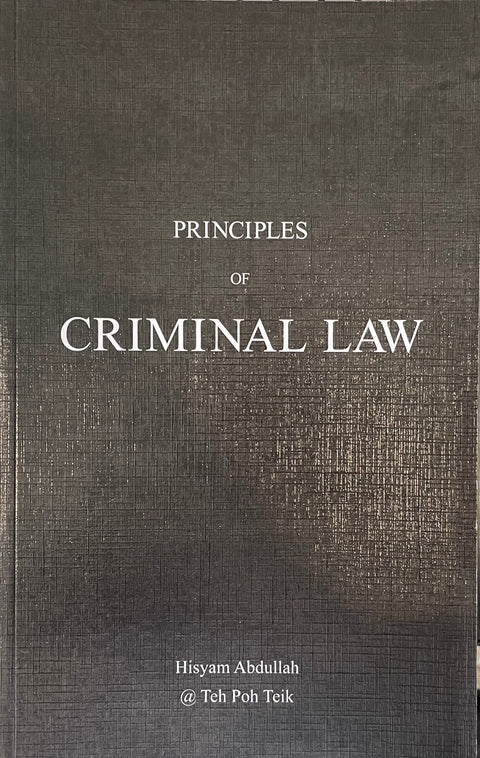 Principles of Criminal Law Hisyam Teh | 2024