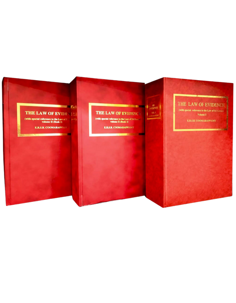 The Law Of Evidence ( With Special Reference To The Law Of Sri Lanka ) Volume 1 & 2 | 2022