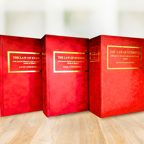 The Law Of Evidence ( With Special Reference To The Law Of Sri Lanka ) Volume 1 & 2 | 2022