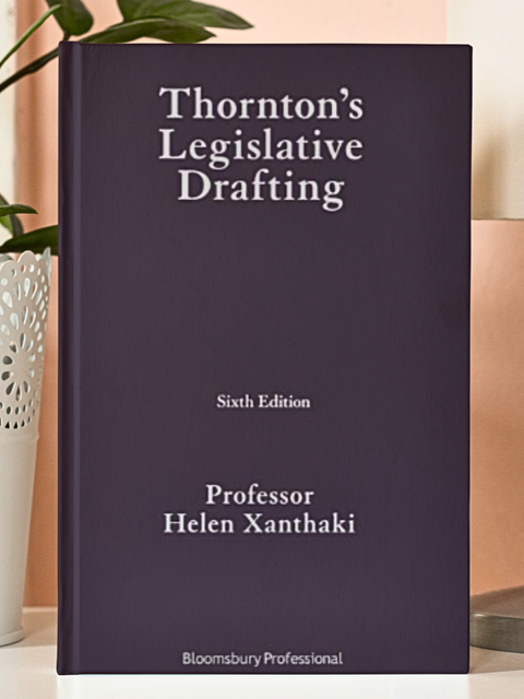 Thornton's Legislative Drafting 6Th Edition | 2022