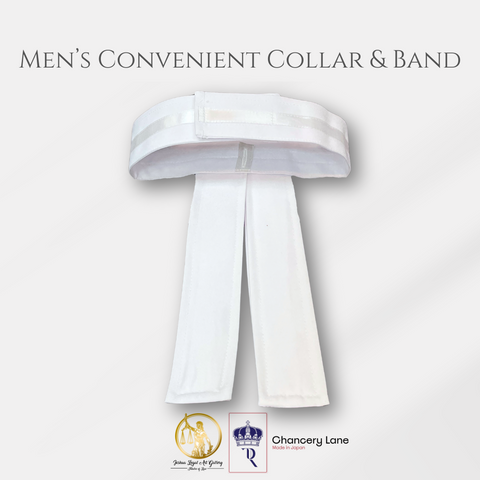 Men's Convenient Collar & Band (For Barristers Lawyer & Judges)