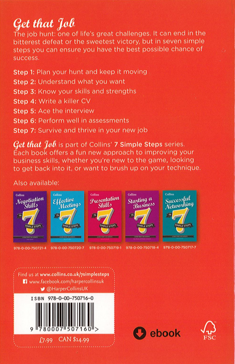 A Set of Collin's 7 Simple Steps Series