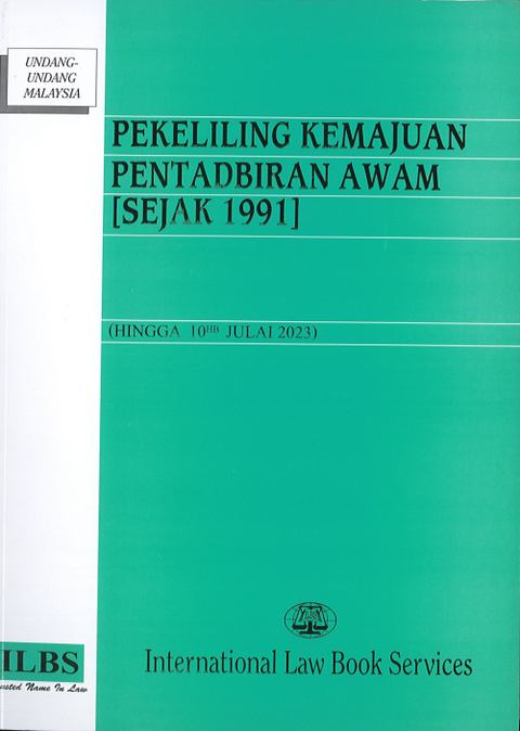 Pekeliling Kemajuan Pentadbiran Awam [Sejak 1991] [Hingga 10hb Julai 2023]