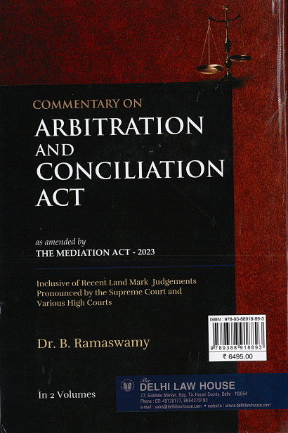 Commentary On Arbitration And Conciliation Act | 2024