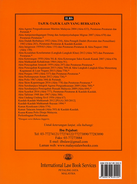 Akta Kastam 1967 (Akta 235), Peraturan-Peraturan & Perintah Terpilih (Disemak hingga 20hb April 2024)