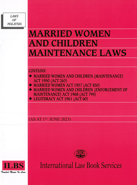 Married Women and Children Maintenance Laws [As At 1st June 2023]