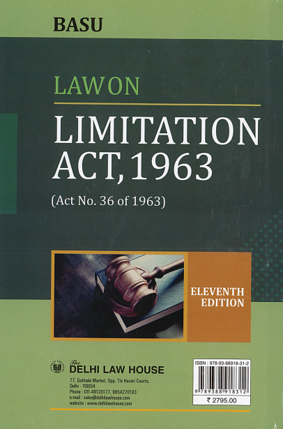 Law on Limitation Act 1963, 11th Edition | 2022