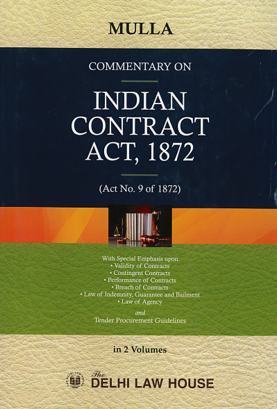 Mullas : The Indian Contract Act, 1872 And Tenders