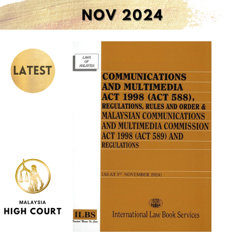 Communication And Multimedia Act 1998 (Act 588) (As At 1st November 2024)