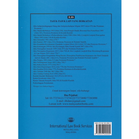 Akta Imigresen 1959/ 63 (Akta 155) Dan Peraturan-Peraturan & Akta Pasport 1966 (Akta 150) (Hingga 10hb Jun 2024)