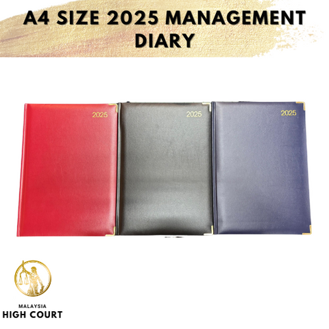 A4 Size 2025 Management Diary