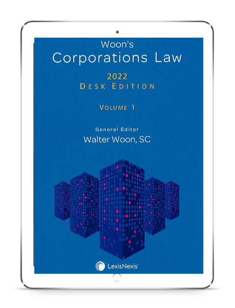 Woon’s Corporations Law 2022 Desk Edition (2 Volumes) | 2022