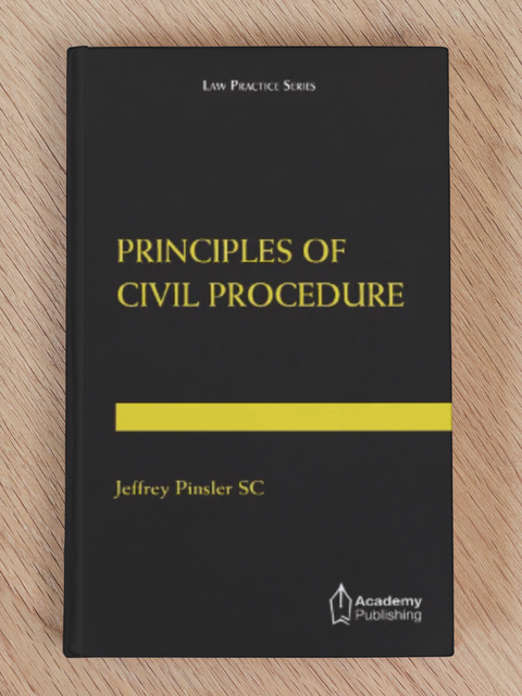 Jeffrey Pinsler SC : Principles of Civil Procedure