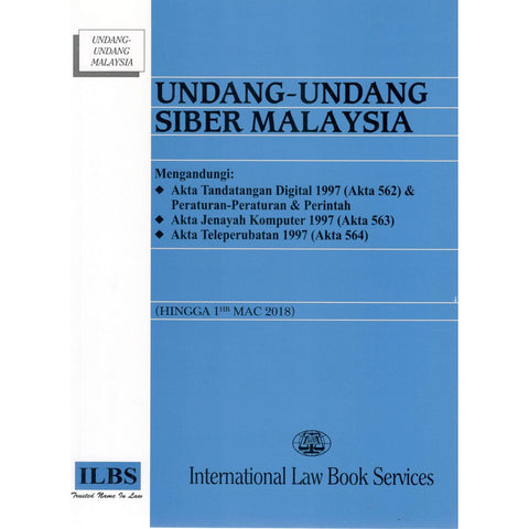 Undang-Undang Siber Malaysia (Hingga 1hb Mac 2018)