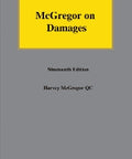 McGregor on Damages, 19th Edition freeshipping - Joshua Legal Art Gallery - Professional Law Books
