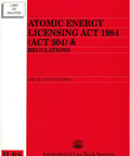 Atomic Energy Licensing Act 1984 (Act 304) & Regulations freeshipping - Joshua Legal Art Gallery - Professional Law Books