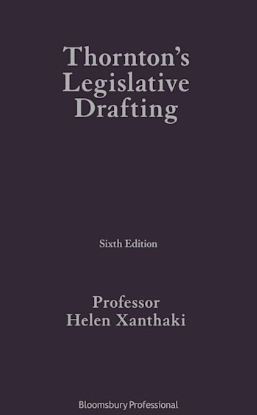 Thornton's Legislative Drafting 6Th Edition | 2022