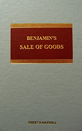 Benjamin's Sale of Goods By Professor Michael Bridge (Indian Reprint)