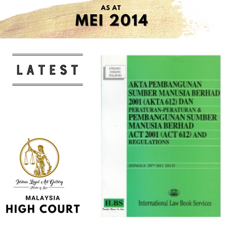 Akta Pembangunan Sumber Manusia Berhad 2001 (Akta 612) (Hingga 20hb Mei 2014)