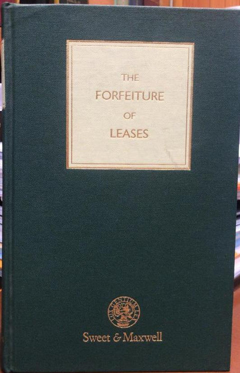 The Forfeiture of Leases 1993 freeshipping - Joshua Legal Art Gallery - Professional Law Books