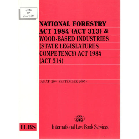 National Forestry Act 1984 (Act 313) & Wood-Based Industries freeshipping - Joshua Legal Art Gallery - Law Books