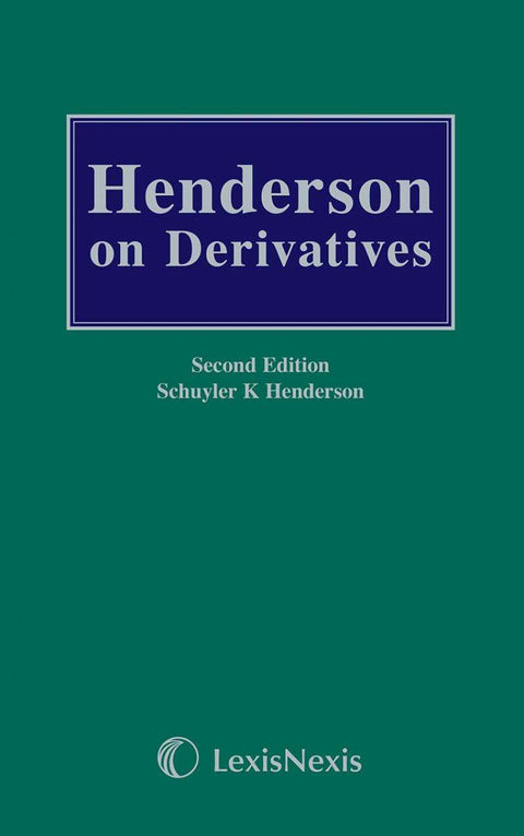 Henderson on Derivatives, 2nd Edition freeshipping - Joshua Legal Art Gallery - Professional Law Books