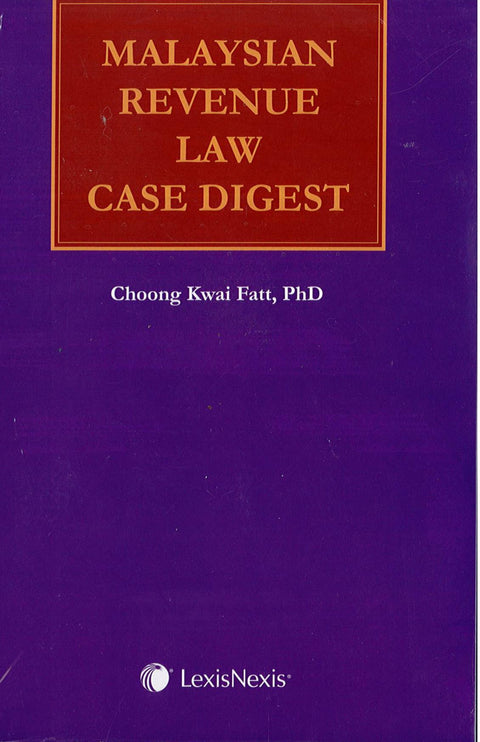 Malaysian Revenue Law Case Digest freeshipping - Joshua Legal Art Gallery - Professional Law Books