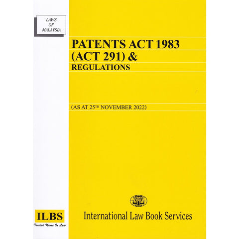 Patents Act 1983 (Act 291) & Regulations [As at 25th November 2022]