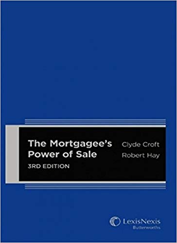 Mortgagee's Power of Sale, 3rd Edition Hardcover(2012) freeshipping - Joshua Legal Art Gallery - Professional Law Books